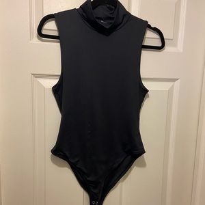 Mock neck bodysuit